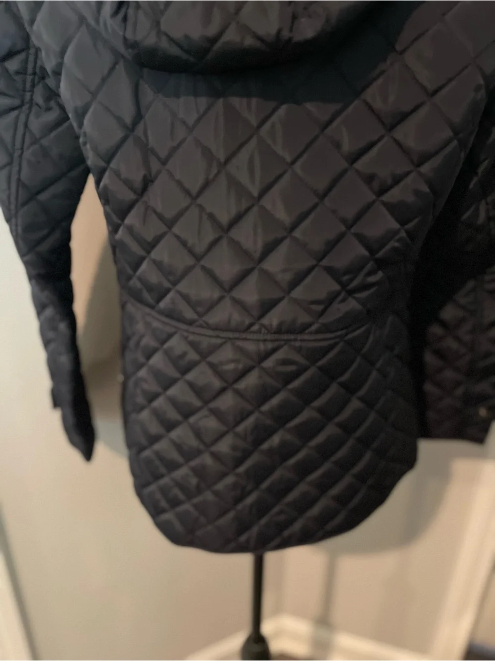 Lauren Ralph Lauren Navy Quilted Crest Puffer Jacket